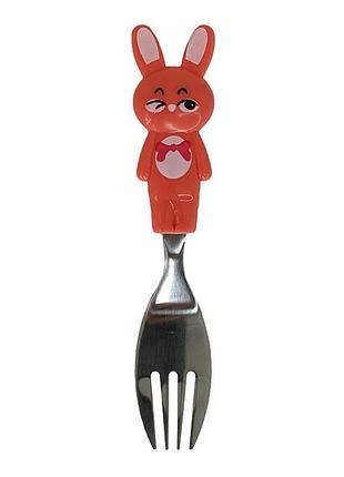 Дитяча виделка "звірятко" mgz-0107-1 металева, 14 см