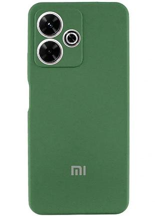 Чохол silicone cover lakshmi full camera (aa) with logo для xiaomi redmi 13 4g / poco m6 4g зелений