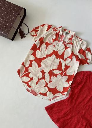 Блуза квітковий принт