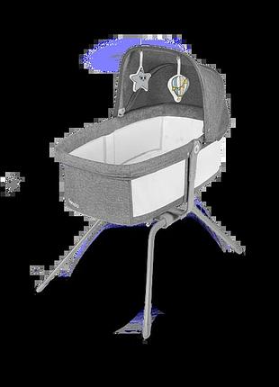 Ліжечко-колискова lionelo malin grey stone