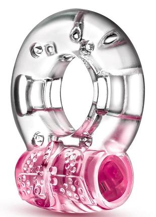 Эрекционное виброкольцо play with me arouser vibrating c-ring pink секс-магазин взрослых игрушек