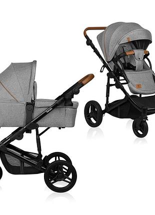 Универсальная коляска 2 в 1 lionelo mari tour grey stone