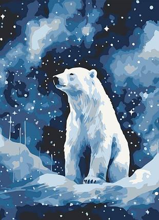 Картина по номерам "полярный медведь" 11698-ac 30х40 см