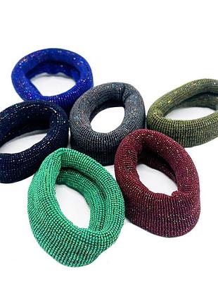 Набір резинок для волосся 0307-974-3 чорний, 6 штук в упаковці