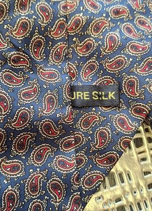 Чоловічий шовковий шарф кашне 100% шовк