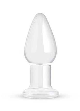 Стеклянная анальная пробка gildo glass buttplug no. 24 секс-магазин взрослых игрушек