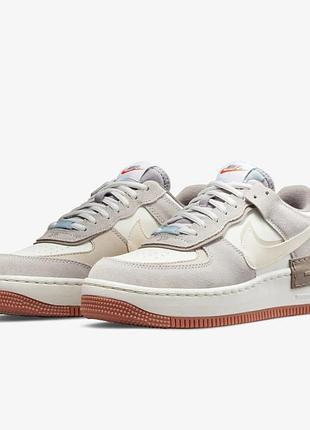 Nike air force 1 low shadow sail pale ivory жіночі кросівки
