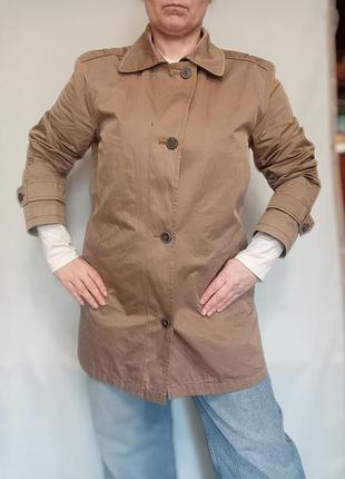 Плащ унісекс світло-коричневий розмір l xl недорого