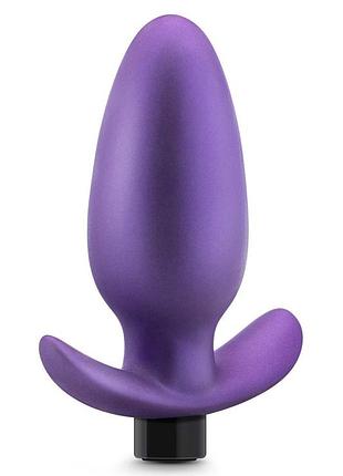 Анальний плаг із вібрацією blush anal adventures matrix фіолетовий секс-магазин дорослих іграшок
