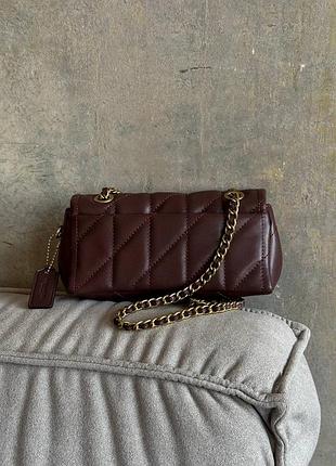 Сумка coach tabby 22 brown 2