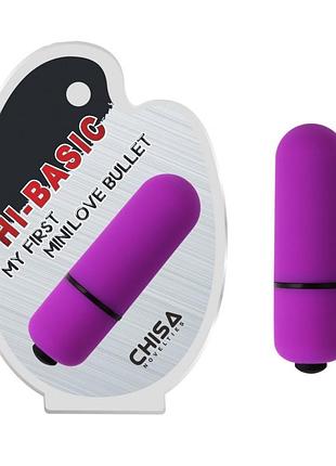 Фиолетовая вибропуля my first mini love bullet секс-магазин взрослых игрушек