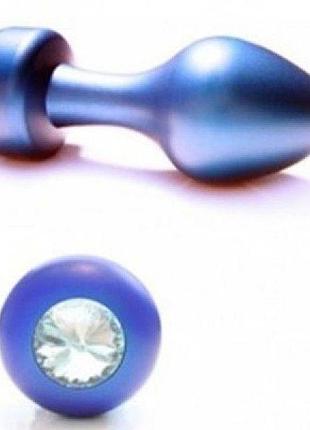 Алюмінієва анальний корок із каменем секс-магазин дорослих іграшок