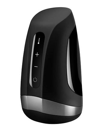 Вібромастурбатор для чоловіків satisfyer men heat vibration секс-магазин дорослих іграшок