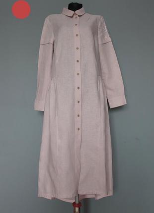 Невероятное платье svarga 100% лен вышиванка