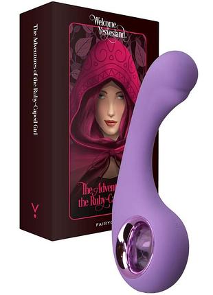Вибратор для точки g fairygasm braveryaward violet секс-магазин взрослых игрушек