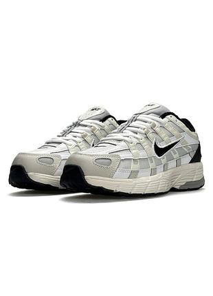Жіночі кросівки nike p-6000 gtx beige white black