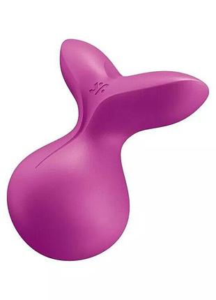 Мини-вибромассажер satisfyer viva la vulva 3 violet секс-магазин взрослых игрушек