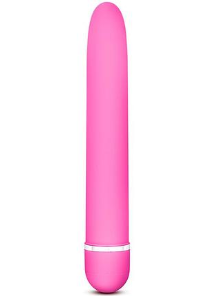 Вибромассажер классический blush luxuriate мультискоростной, розовый секс-магазин взрослых игрушек