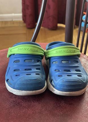 Шльопанці skechers bllm синій  26 р