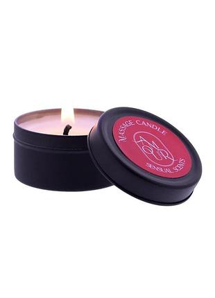 Массажная свечка dreamtoys amour с чувственным ароматом, 30 г секс-магазин взрослых игрушек