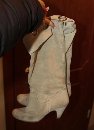 Сапоги  италия осенние  размер 39 - 40 шикарные, чистака моя