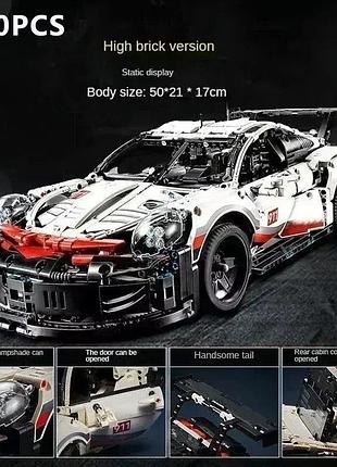 Конструктор автомобіль technik porsche 911 rsr на 1580 деталей