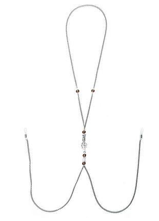 Украшение для сосков art of sex - nipple clamps arrow, цвет гранатовый секс-магазин взрослых игрушек