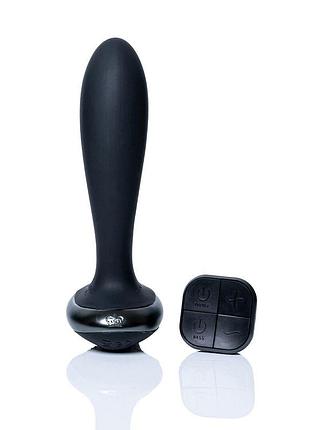 Анальная вибропробка hot octopuss plex with flex, treble and bass technology, 2 мотора, пульт ду секс-магазин взрослых игрушек