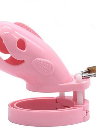 Мужской пояс верности new whale type male chastity device with perforated design cage small секс-магазин взрослых игрушек