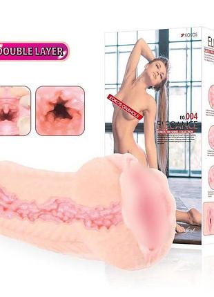 Мастурбатор kokos elegance 004 double layer секс-магазин взрослых игрушек