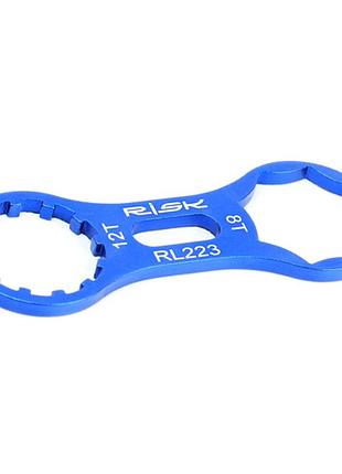 Ключ накидной для обслуживания велосипедных вилок suntour, 2в1, 8t и 12t