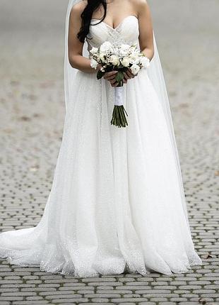 Весільна сукня від бренду luce + sposa. нова.без пошкоджень