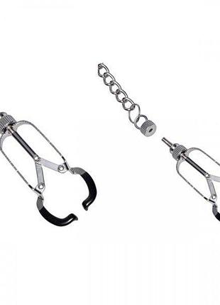 Зажимы для сосков со съемной цепью секс-магазин взрослых игрушек