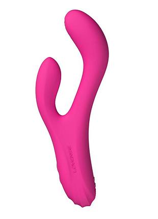 Осцилювальний смарт-вібратор-кролик для точки g lovense osci 3, підігрів секс-магазин дорослих іграшок