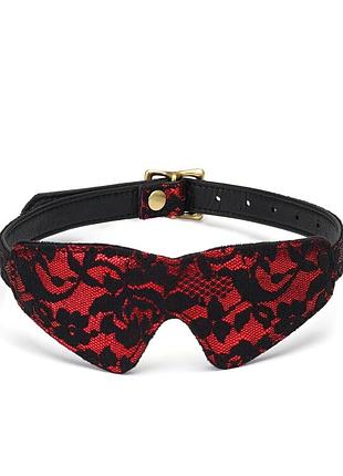 Маска на очі liebe seele victorian garden blindfold, розкішне мереживо секс-магазин дорослих іграшок