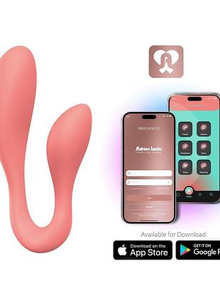 Смарт-вібратор для пар adrien lastic couple secrets 2.0, 2 мотори, 10 режимів секс-магазин дорослих іграшок