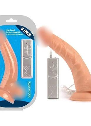 Вібратор на присосці mr. rude buzzer flesh 9.0 секс-магазин дорослих іграшок