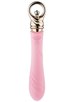 Вібратор для точки g з підігрівом zalo sweet magic — courage fairy pink секс-магазин дорослих іграшок