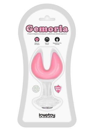 Силиконовая анальная пробка gemoria, светящаяся в темноте секс-магазин взрослых игрушек