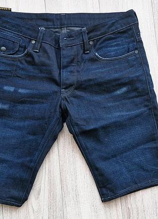 Мужские джинсовые шорты g-star raw с камуфляжным принтом, вьетнам. размер: eur-31, us-31 (м/ 48)