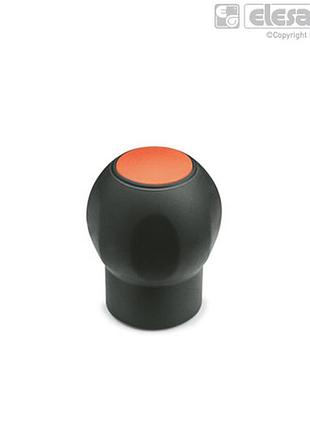 Грибовидные лепестковые ручки elesa ganter ebk-c soft технополимер с покрытием "soft-touch"