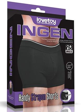 Шорти для кріплення страпона handy strapon shorts ingen small xs/s секс-магазин дорослих іграшок