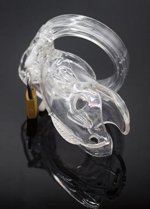 Мужской пояс верности new whale type male chastity device with perforated design cage small секс-магазин взрослых игрушек