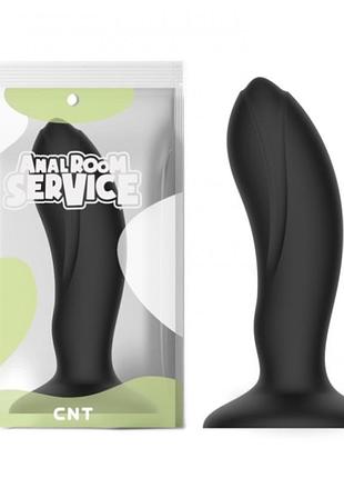 Чорний анальний корок warrior anal plug no.1 секс-магазин дорослих іграшок