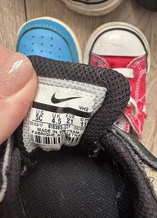 Детские vans nike converse 10