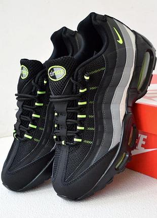 Чоловічі кросівки nike air max 95 black green