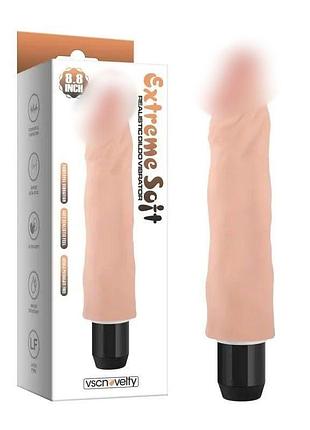 Вибратор extreme soft realistic dildo vibrator 8.8 секс-магазин взрослых игрушек