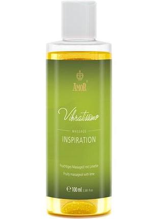 Масажне масло - vibratissimo inspiration з ароматом лайму, 100 мл