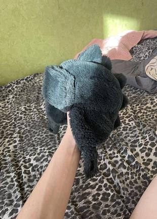 Шапка дитяча динозавр вушанка ушанка для хлопчика весна зима осінь