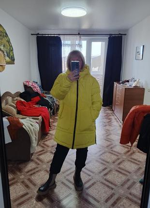 Куртка большого размера пальто курточка демисезонная. батал.